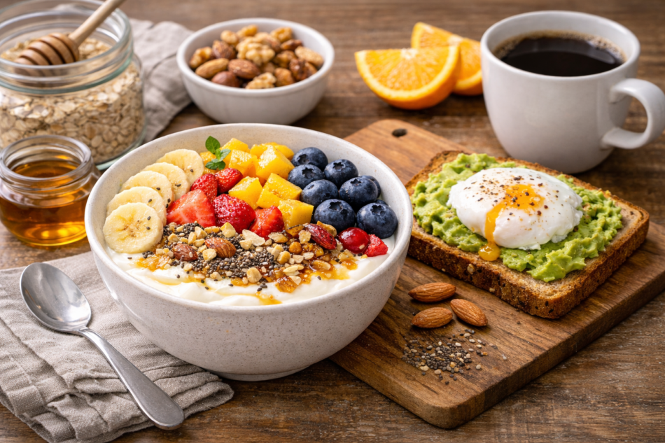 Un desayuno saludable para empezar el día con energía